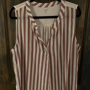 LOFT OUTLET- striped tank top XL